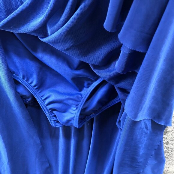 Revolution Dancewear Midnight Blue Dance Costume Leotard Dress Womens PA Adult - Picture 6 of 11